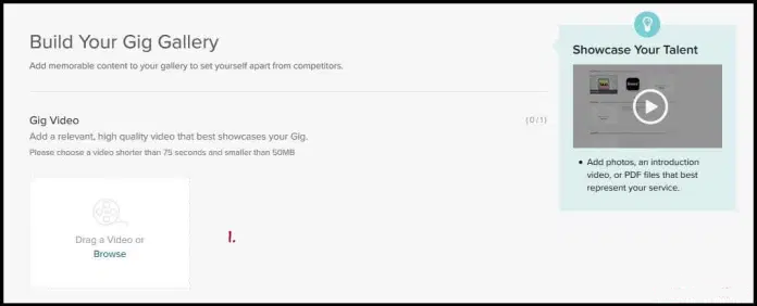 How to create a GIG on Fiverr img 3