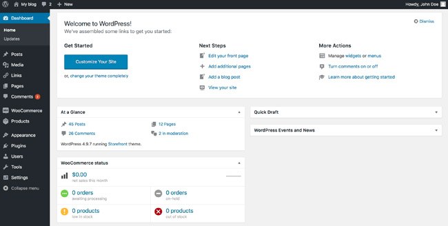 WordPress-dashboard-gyoby