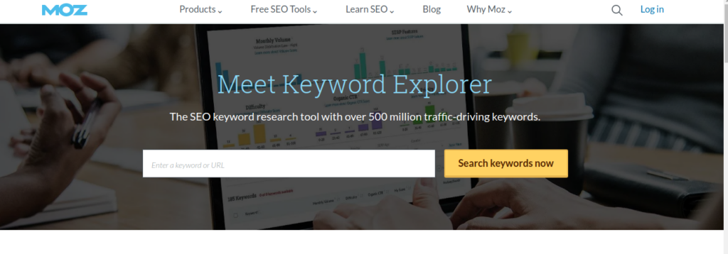 Moz Keyword Explorer