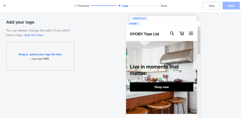 create an eCommerce website