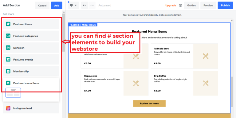 create an eCommerce website